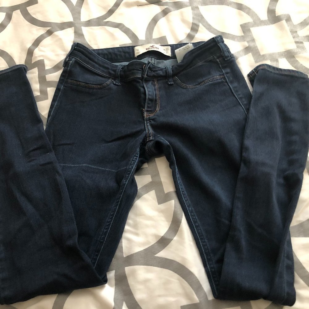 Hollister Soft Denim Blue Jeans 5 Long 27/31